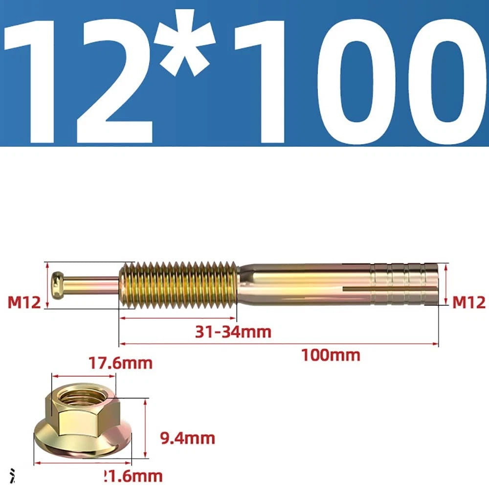 Carbon Steel Expansion Anchor Bolts — M6 to M24, 45mm to 250mm