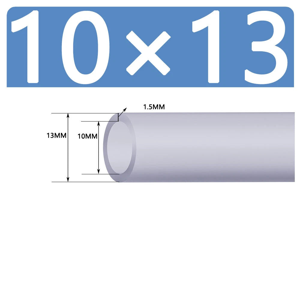 Silicone Vacuum Hose Pipe — White Rubber Tube for Water, Air & Coolant | ID 2mm–38mm