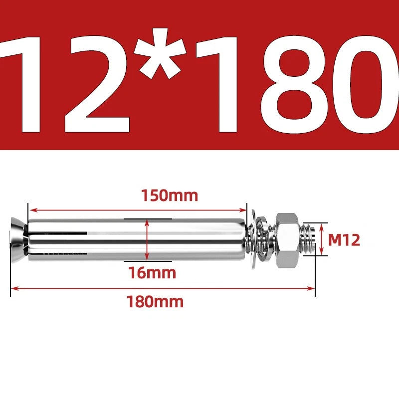 M6-M20 Stainless Steel Concrete Expansion Anchor Bolts – Extra Long