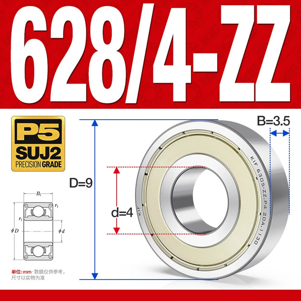 Miniature Deep Groove Ball Bearing Small Bearings 1/2/3/4/5/6/7/8/9mm Inner Dia.