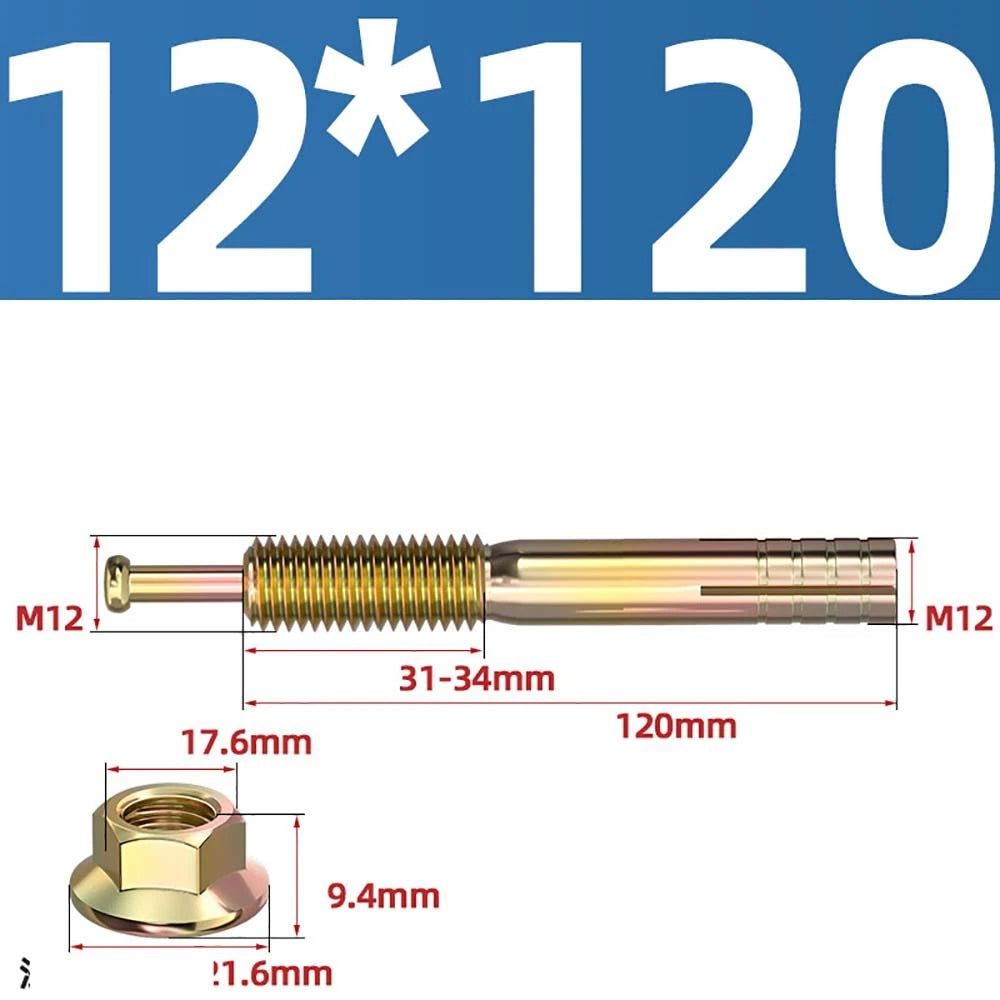 Carbon Steel Expansion Anchor Bolts — M6 to M24, 45mm to 250mm