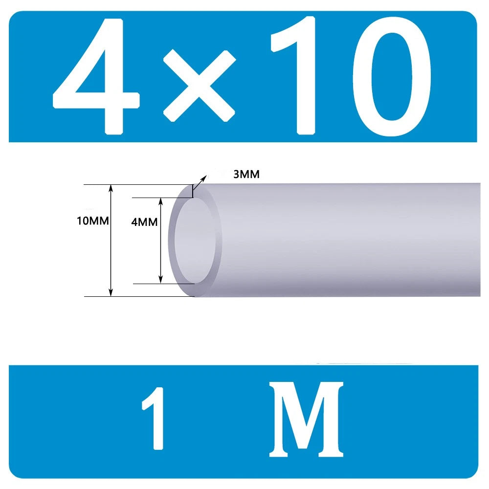 Food Grade Clear Translucent Silicone Tube Heat Resistant Hose Pipe Soft Rubber