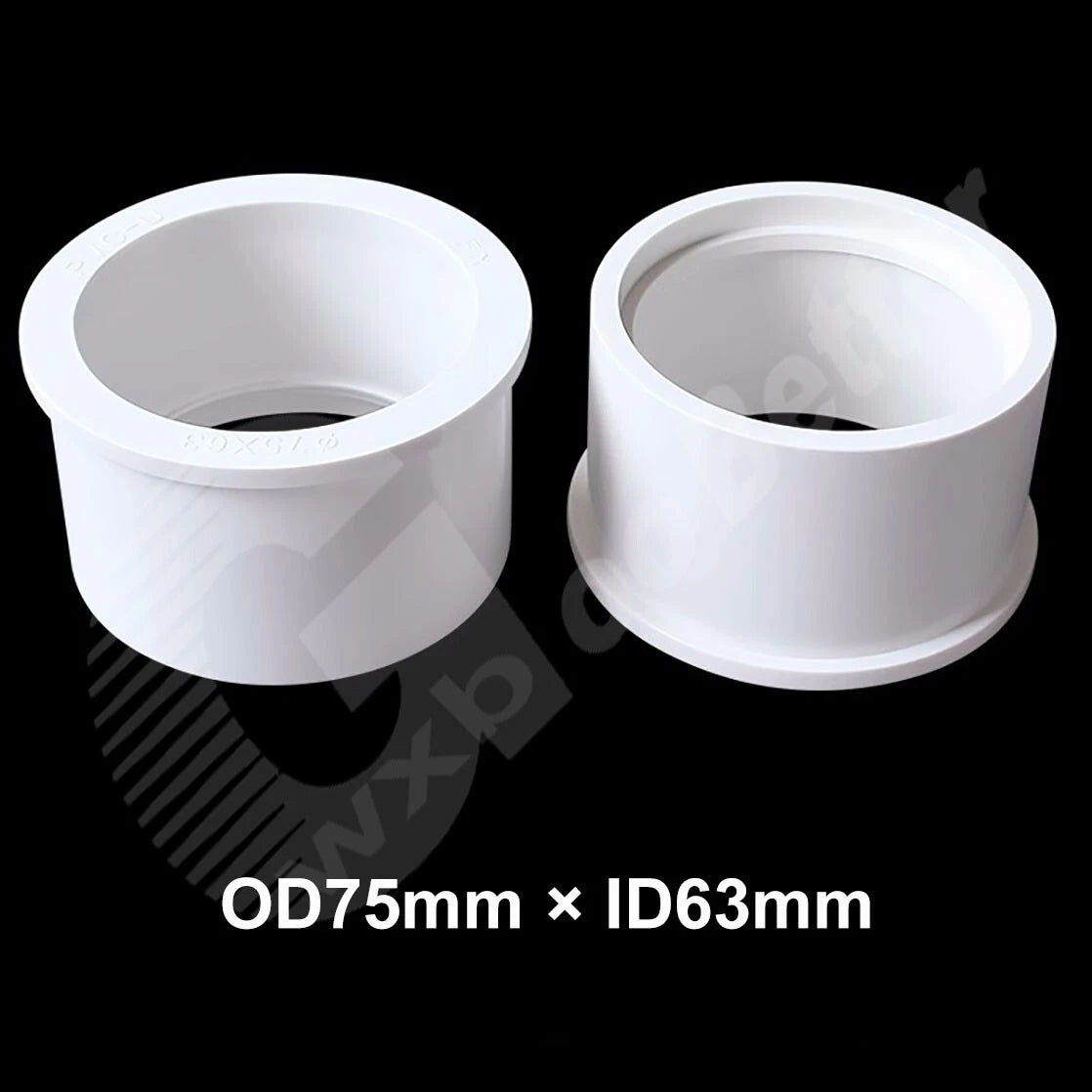 3 Colors Pvc Plain Reducing Bush Φ16~φ90mm Pvc Plumbing Fittings Reducing Bush