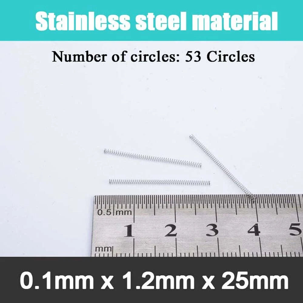 Stainless Steel Compression Springs Steel wire 0.1 mm small coil spring 5-20mm