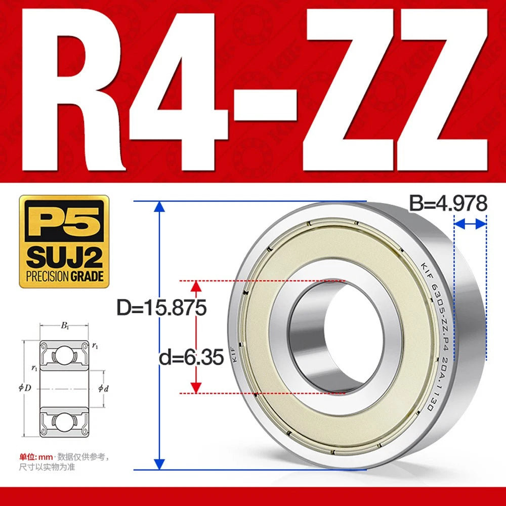 Miniature Deep Groove Ball Bearing Small Bearings R2/3/4/6/8/10/14/16/18/20-R188