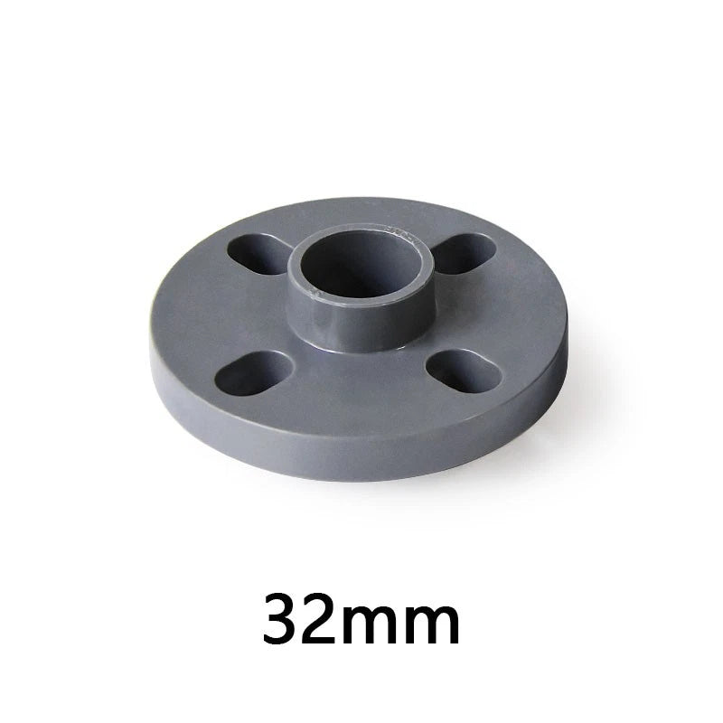 PVC Floor Flange Pipe Fitting Color Wall Mount Fittings Solvent Weld 20mm~200mm