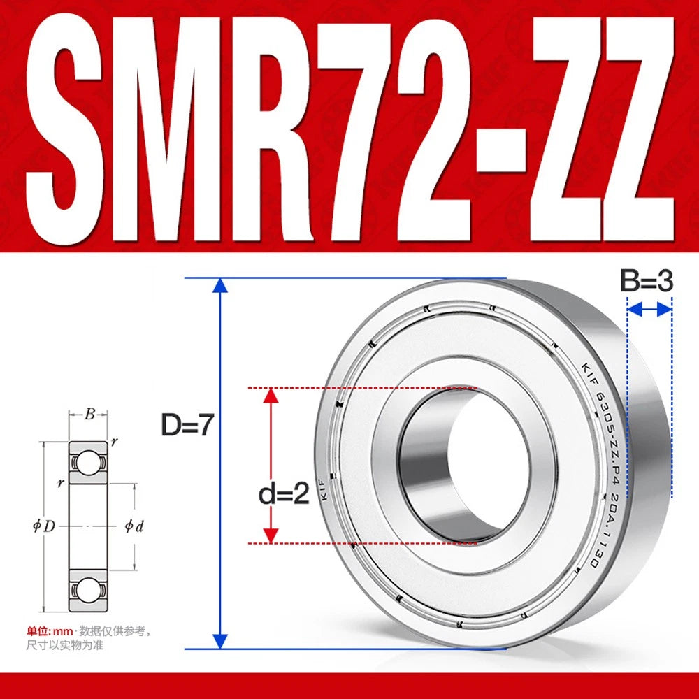 Stainless Steel Mini Deep Groove Ball Bearing Small Bearings Inner Dia-Ø 2mm-9mm