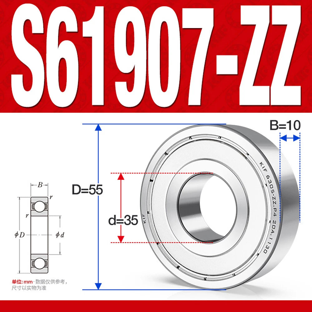 Miniature Stainless Deep Groove Ball Bearing Small Bearings Inner Dia-Ø 2mm-35mm