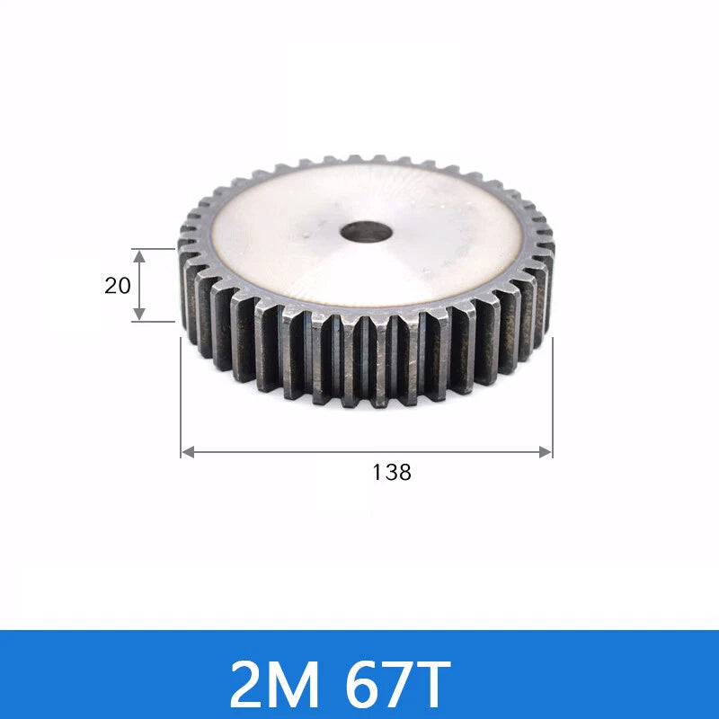 Spur Gear 45# Steel Transmission Gear 1/2 Module 12-160 Teeth Pinion Motor Gear