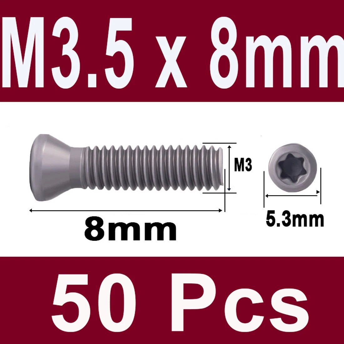 12.9 Grade Torx Flat Head Machine Screws — Carbon Steel, M1.6 to M6 - HomeDIYer