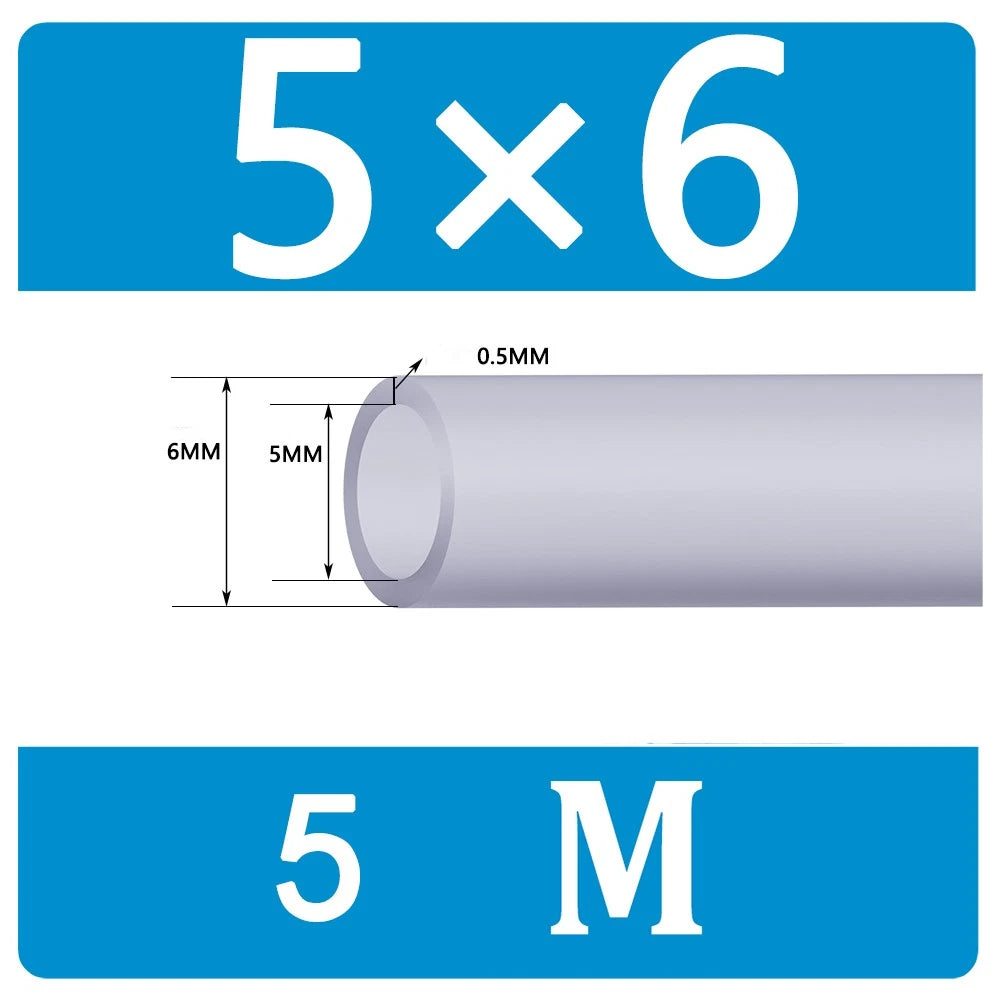 Food Grade Clear Translucent Silicone Tube Heat Resistant Hose Pipe Soft Rubber