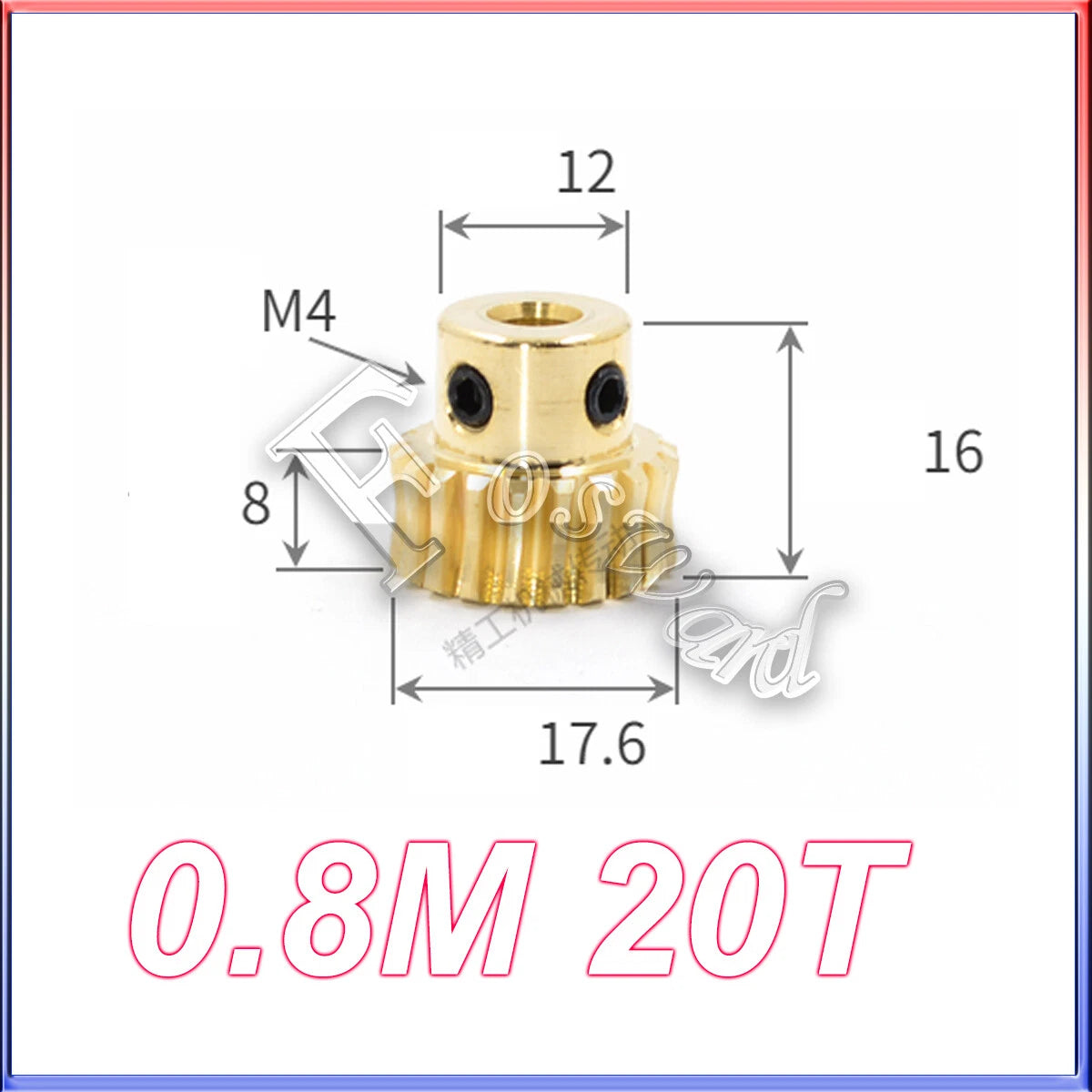 Worm Gear Set 0.5/0.8/1/1.5 Mod Rod Shaft Gear Wheel Reduce Transmission Part