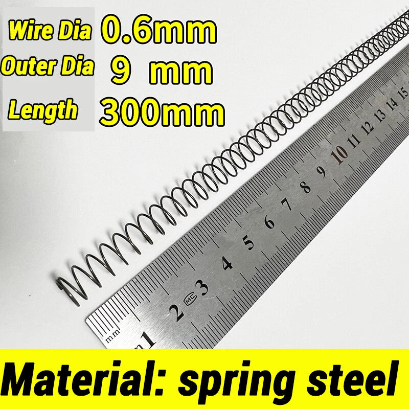 Compression Spring Various Size 2-60mm Diameter & 300mm Length Pressure Small
