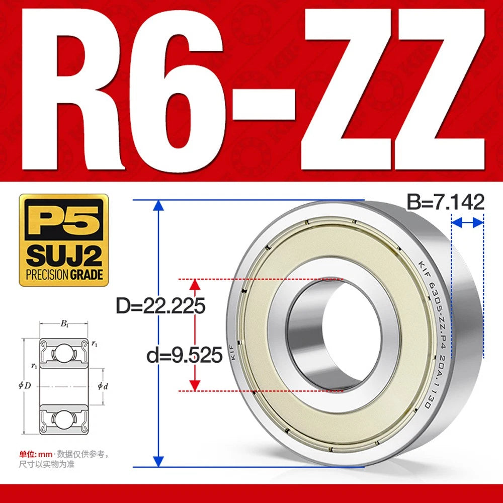 Miniature Deep Groove Ball Bearing Small Bearings R2/3/4/6/8/10/14/16/18/20-R188