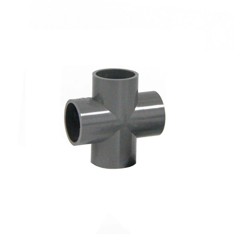 Grey PVC 40mm ID Pressure Pipe Fittings Metric Solvent Weld Various Parts