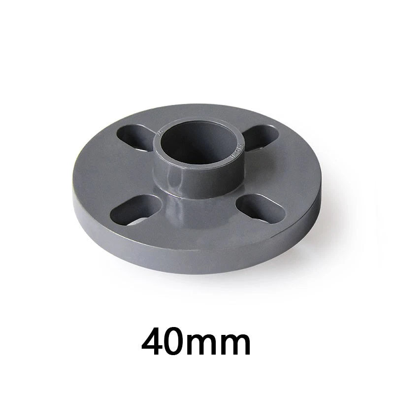 PVC Floor Flange Pipe Fitting Color Wall Mount Fittings Solvent Weld 20mm~200mm