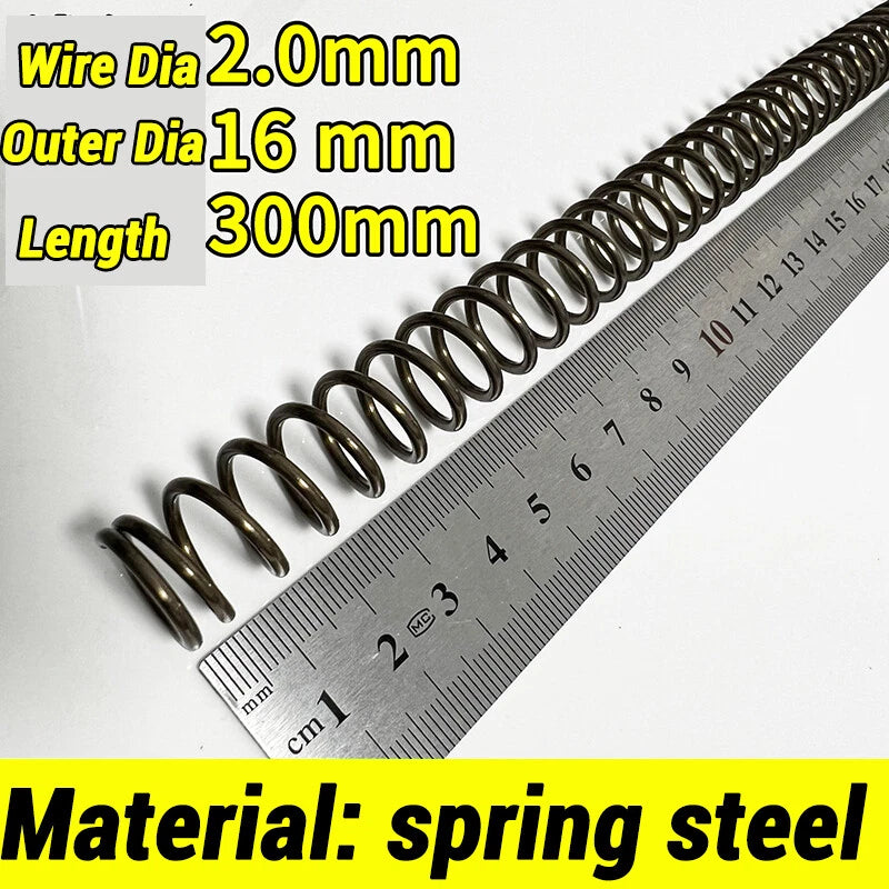 Compression Spring Various Size 2-60mm Diameter & 300mm Length Pressure Small