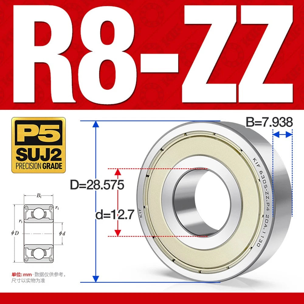 Miniature Deep Groove Ball Bearing Small Bearings R2/3/4/6/8/10/14/16/18/20-R188