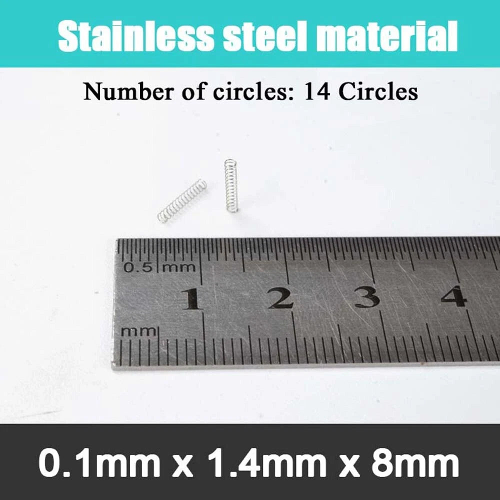 Stainless Steel Compression Springs Steel wire 0.1 mm small coil spring 5-20mm