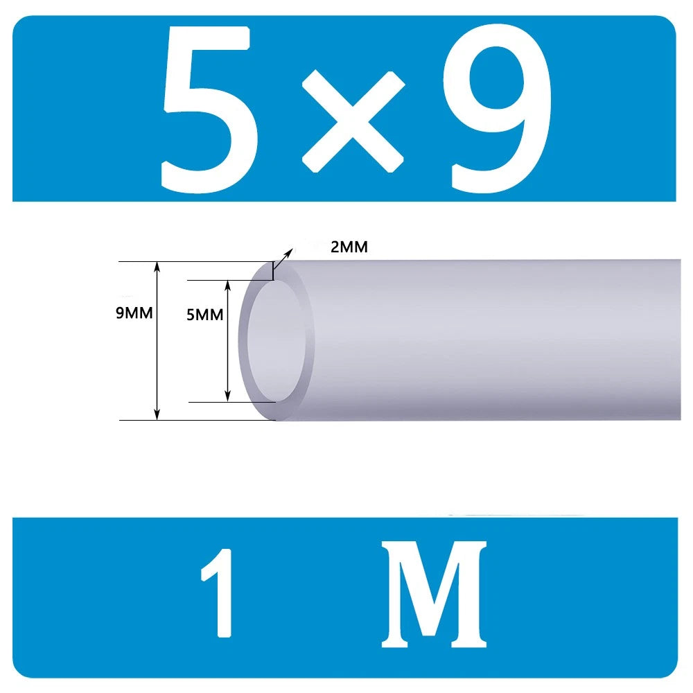 Food Grade Clear Translucent Silicone Tube Heat Resistant Hose Pipe Soft Rubber