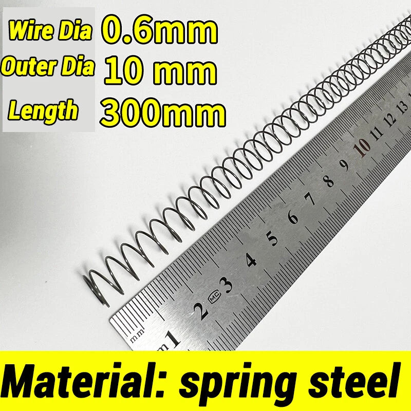Compression Spring Various Size 2-60mm Diameter & 300mm Length Pressure Small