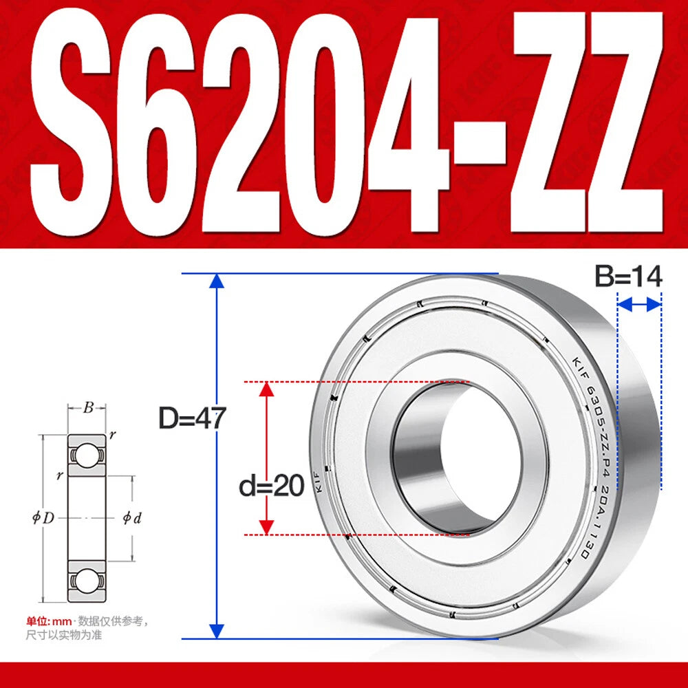 Miniature Stainless Deep Groove Ball Bearing Small Bearings Inner Dia-Ø 2mm-35mm