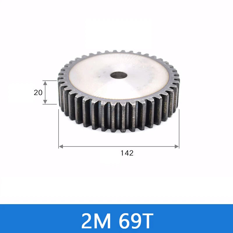 Spur Gear 45# Steel Transmission Gear 1/2 Module 12-160 Teeth Pinion Motor Gear