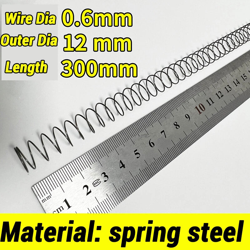 Compression Spring Various Size 2-60mm Diameter & 300mm Length Pressure Small