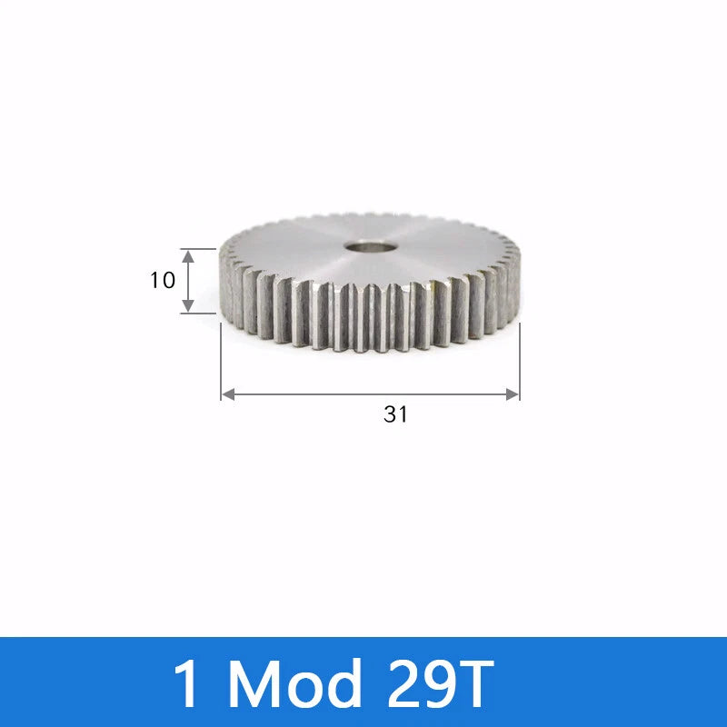 Spur Gear 45# Steel Transmission Gear 1/2 Module 12-160 Teeth Pinion Motor Gear