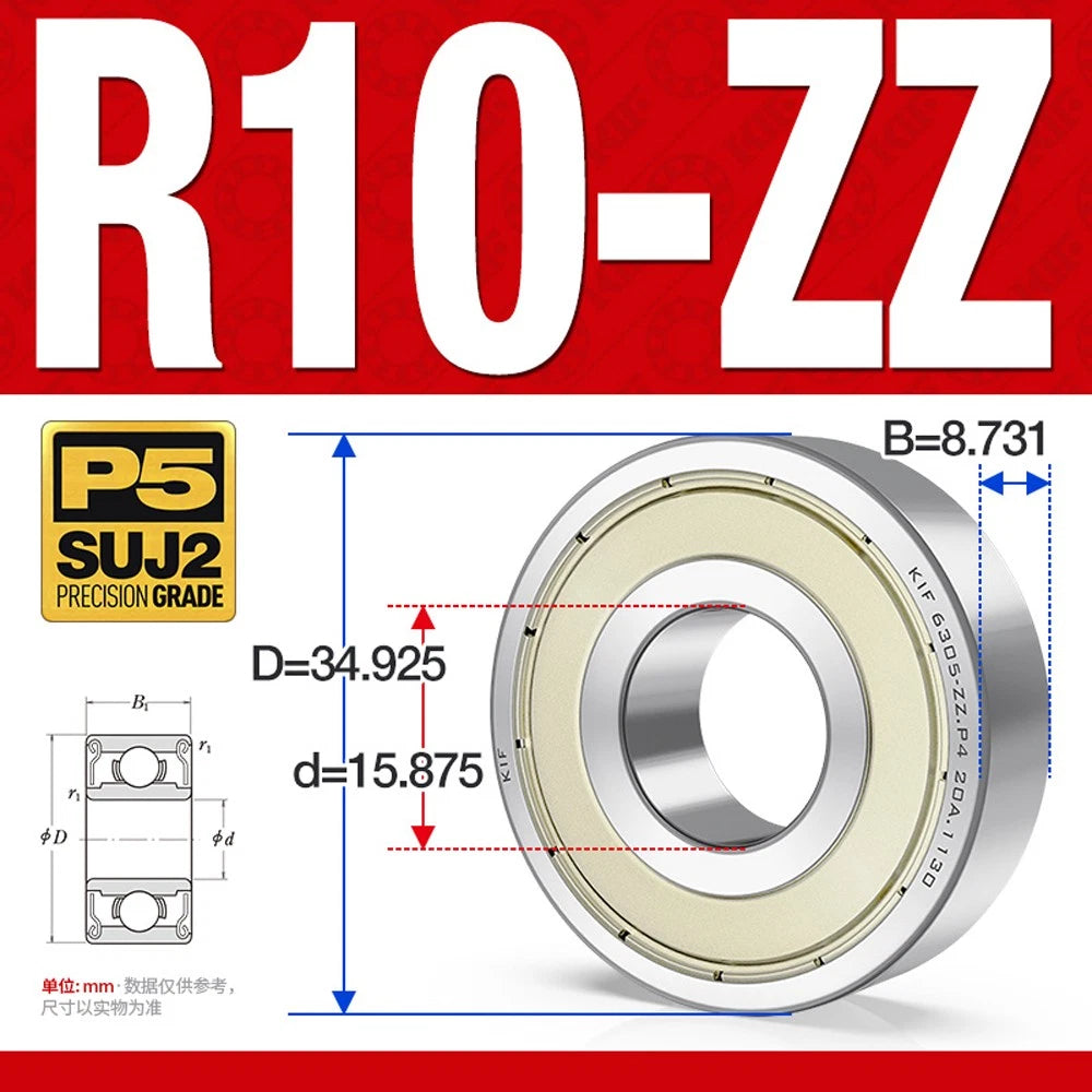 Miniature Deep Groove Ball Bearing Small Bearings R2/3/4/6/8/10/14/16/18/20-R188