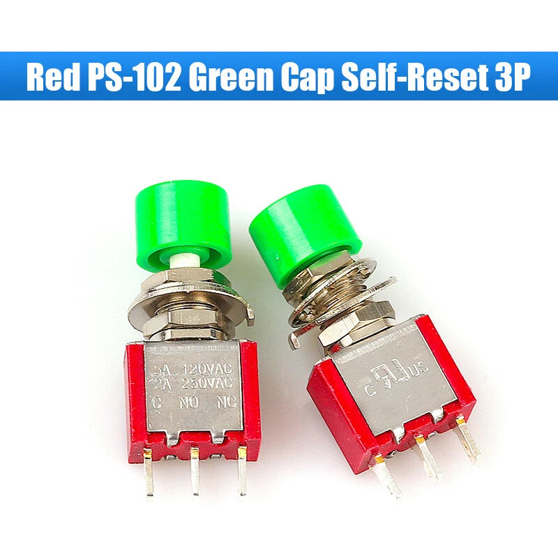 MTS PS Toggle Switch SPDT — 3/6/9/12 Pin, 2-Way/3-Way, Latching & Self-Reset