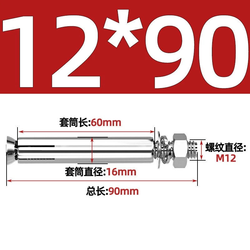 Concrete Expansion Anchor Bolts M6–M16 | Extra Long Masonry Sleeve Anchors