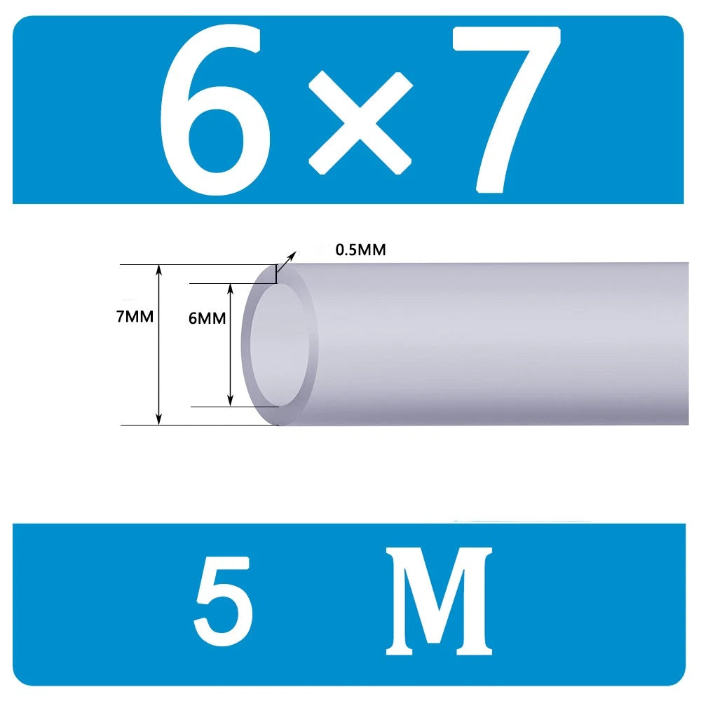 Food Grade Clear Translucent Silicone Tube Heat Resistant Hose Pipe Soft Rubber