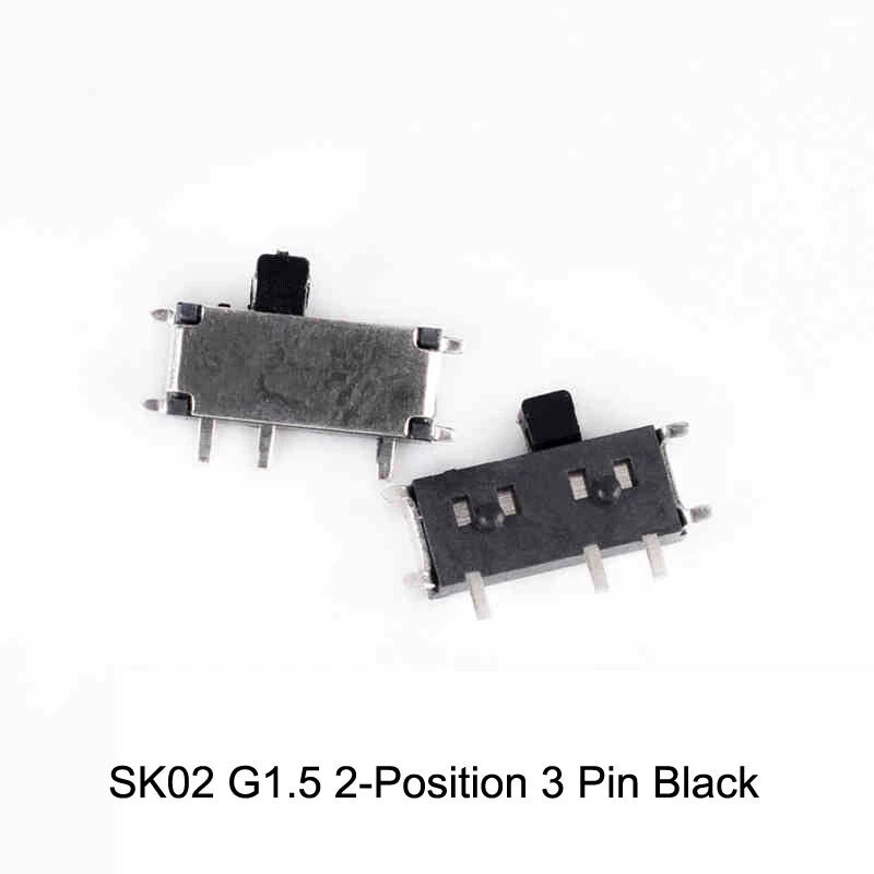 Miniature Slide Switch — 2P2T / 2P3T, 2 & 3 Position, SS/SK Series (G1.5–G6)