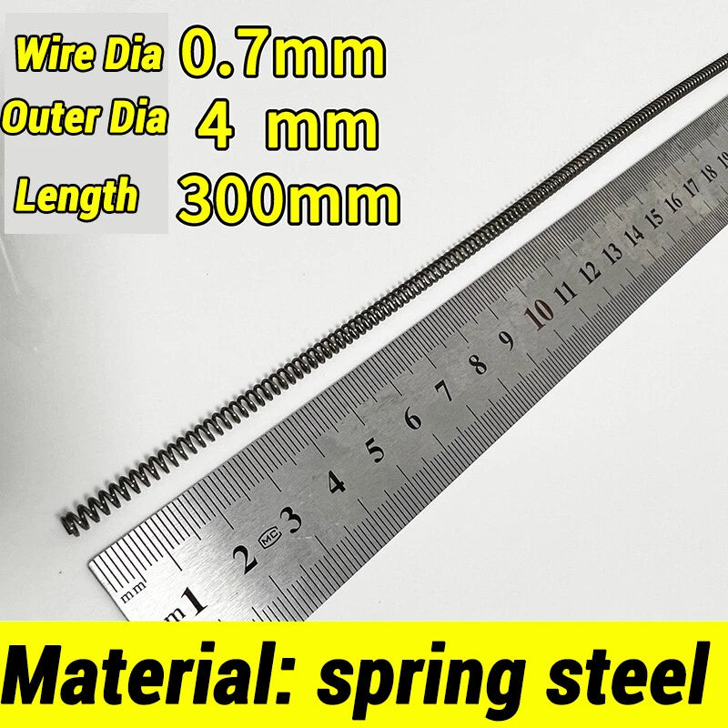Compression Spring Various Size 2-60mm Diameter & 300mm Length Pressure Small