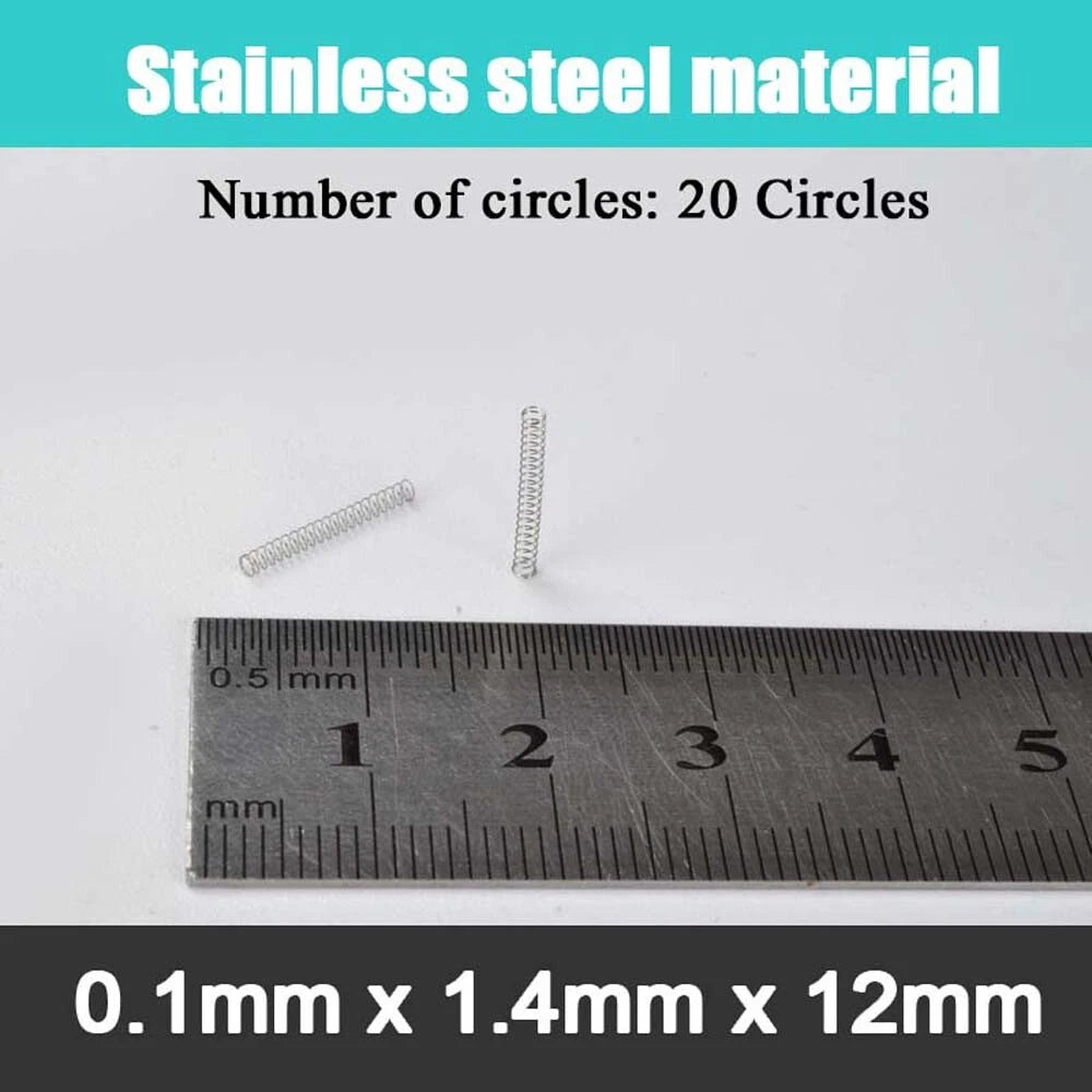 Stainless Steel Compression Springs Steel wire 0.1 mm small coil spring 5-20mm
