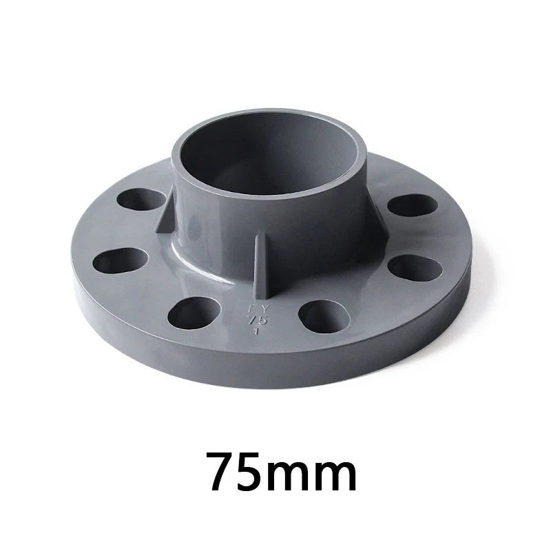 PVC Floor Flange Pipe Fitting Color Wall Mount Fittings Solvent Weld 20mm~200mm