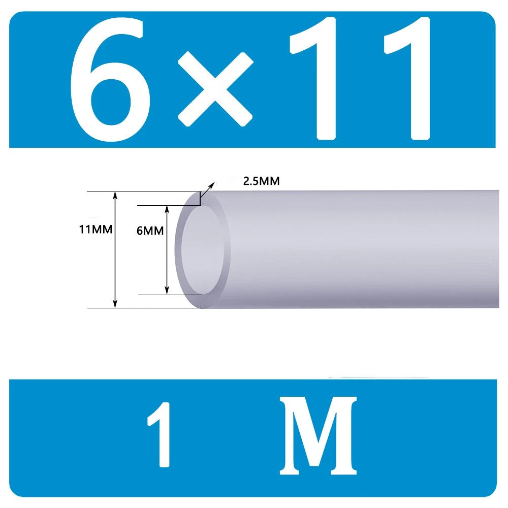 Food Grade Clear Translucent Silicone Tube Heat Resistant Hose Pipe Soft Rubber