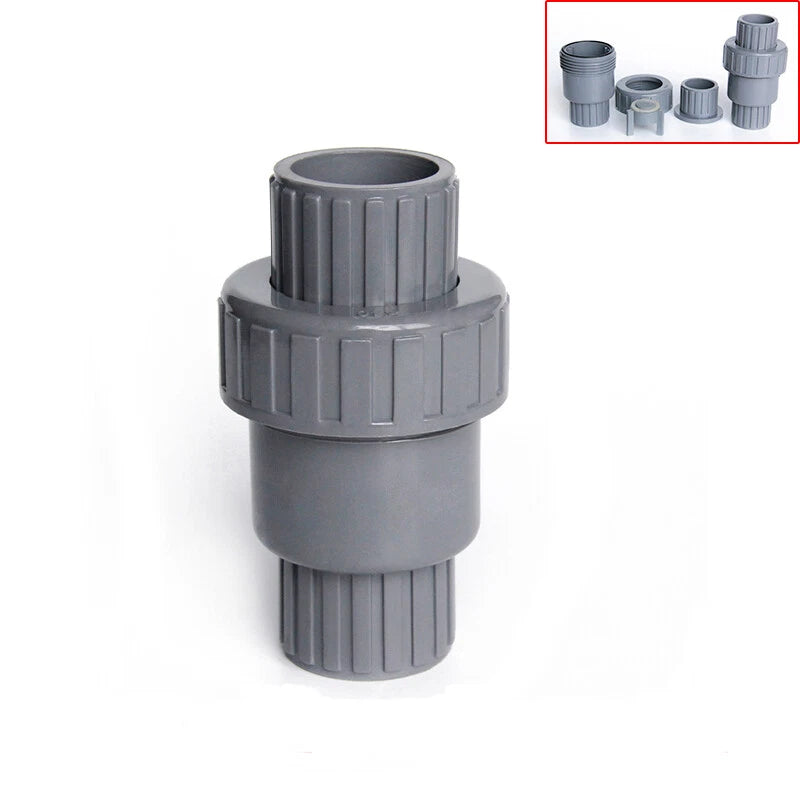 Grey PVC 40mm ID Pressure Pipe Fittings Metric Solvent Weld Various Parts