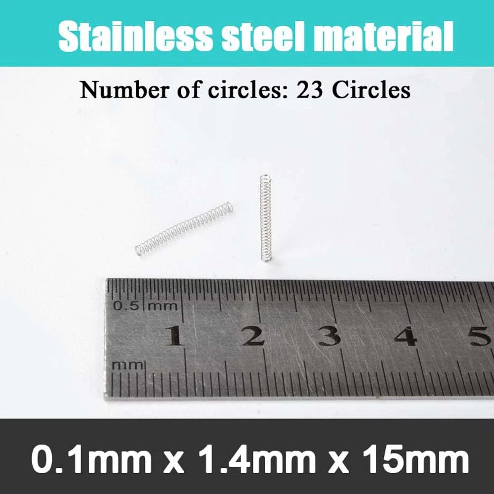 Stainless Steel Compression Springs Steel wire 0.1 mm small coil spring 5-20mm