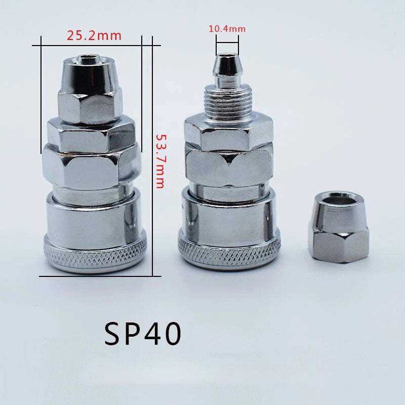 Iron Chrome Plated C-Type Quick Connector Quick Disconnect Air Hose Fitting