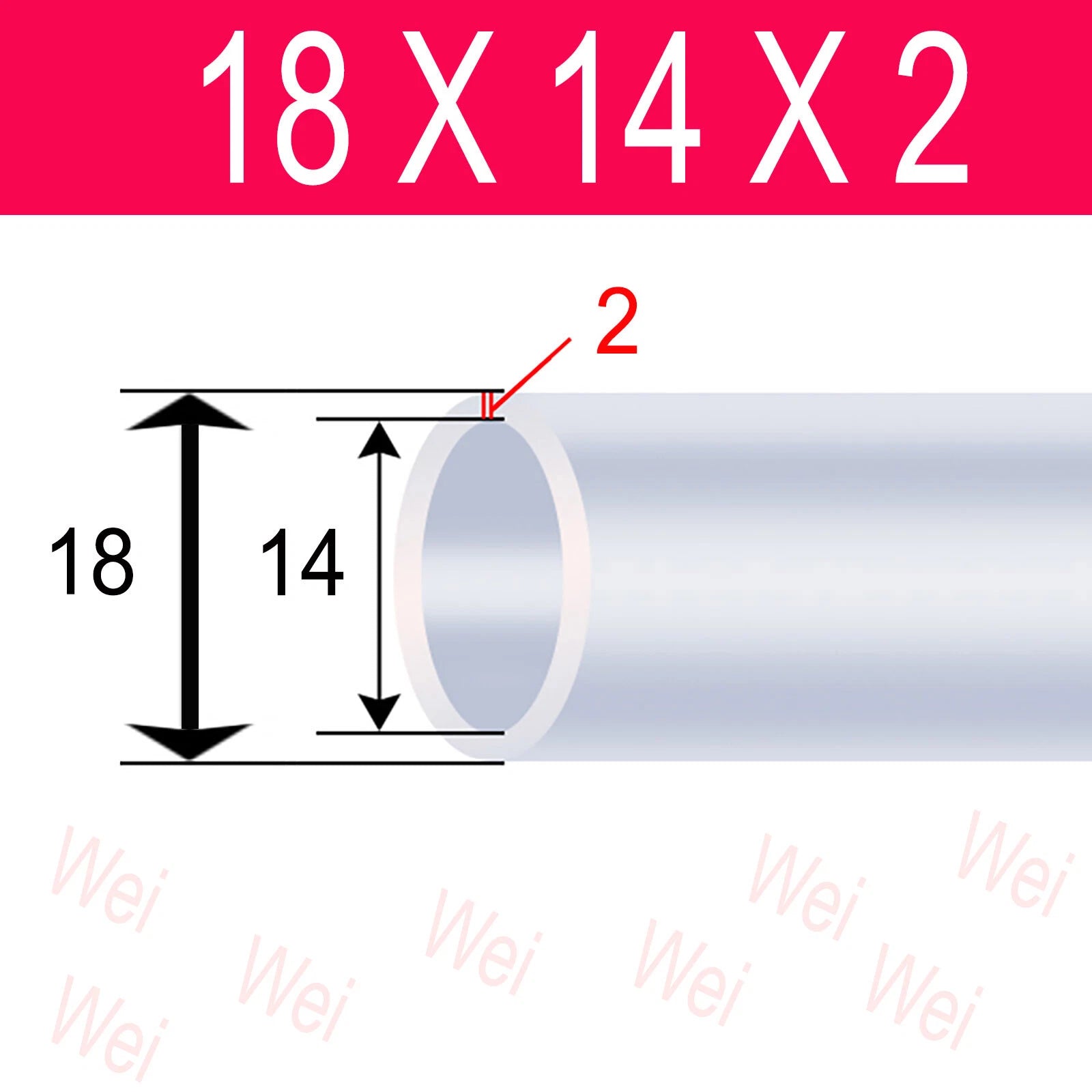Clear Flexible PVC Tubing – OD 3mm to 57mm, Custom Cut Lengths