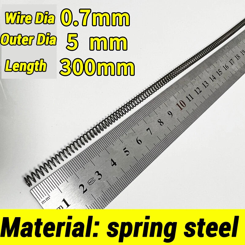 Compression Spring Various Size 2-60mm Diameter & 300mm Length Pressure Small