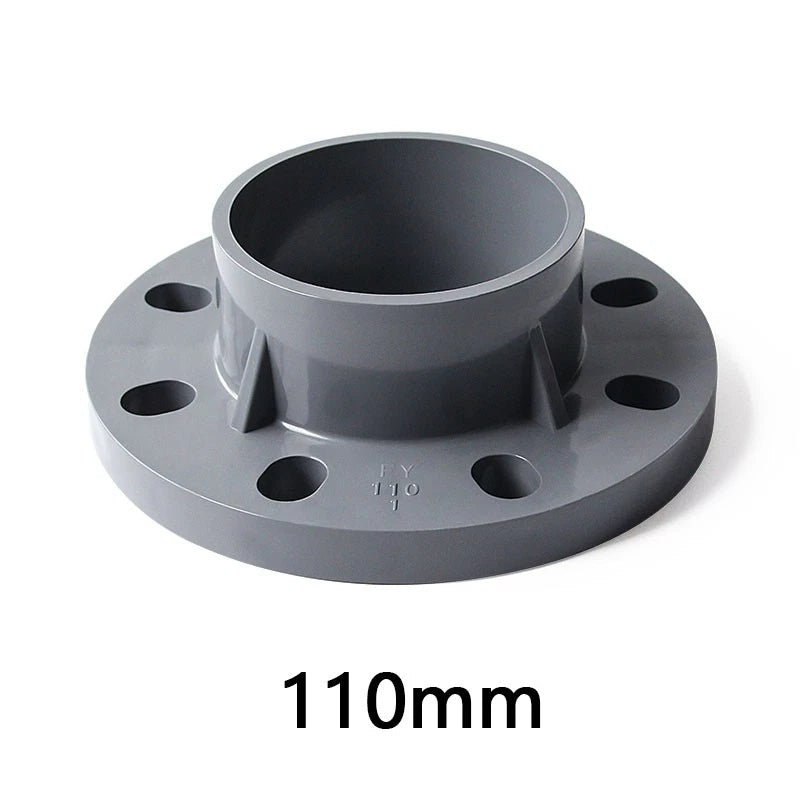 PVC Floor Flange Pipe Fitting Color Wall Mount Fittings Solvent Weld 20mm~200mm