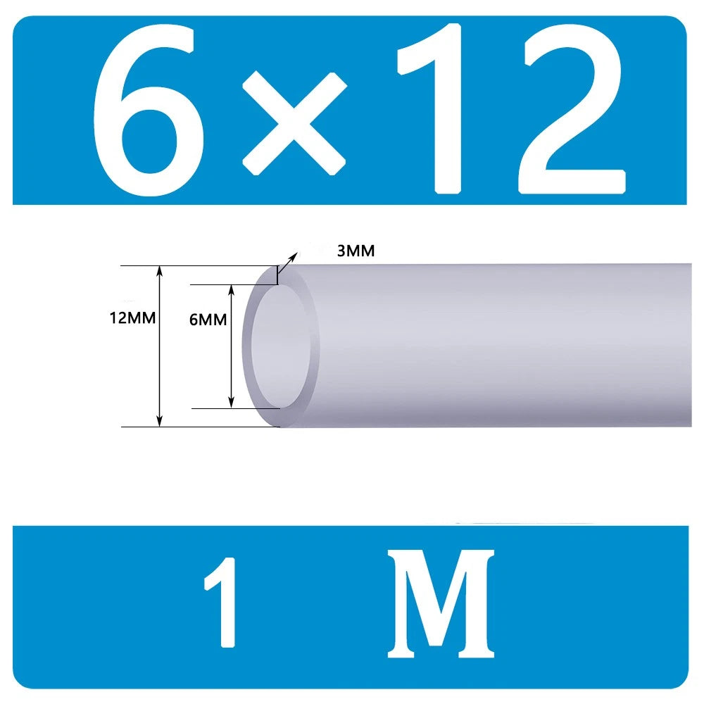 Food Grade Clear Translucent Silicone Tube Heat Resistant Hose Pipe Soft Rubber