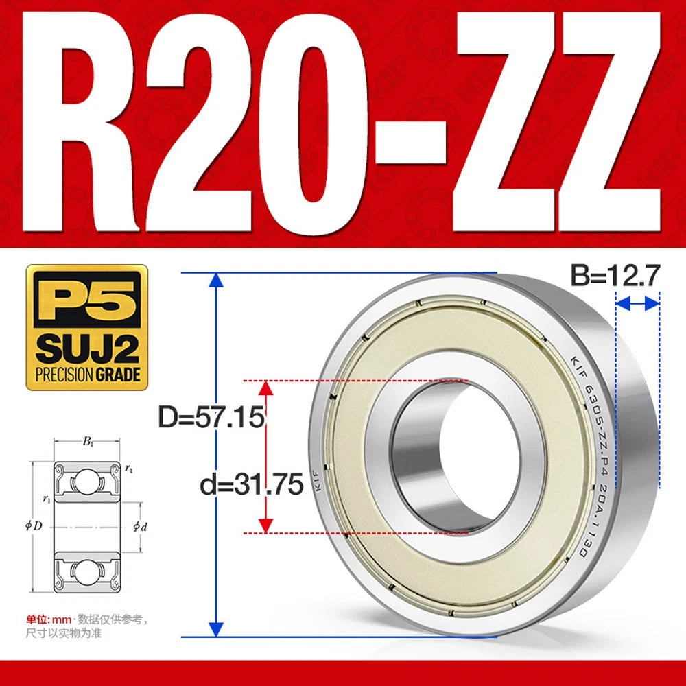 Miniature Deep Groove Ball Bearing Small Bearings R2/3/4/6/8/10/14/16/18/20-R188