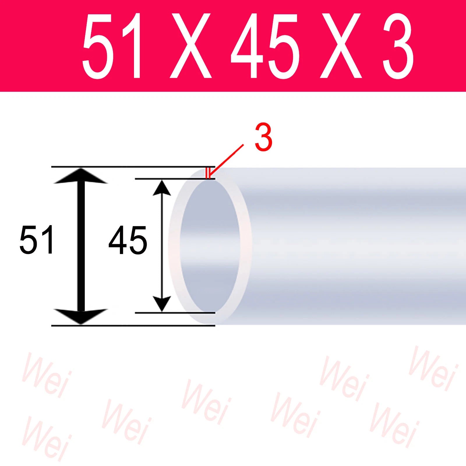 Clear Flexible PVC Tubing – OD 3mm to 57mm, Custom Cut Lengths