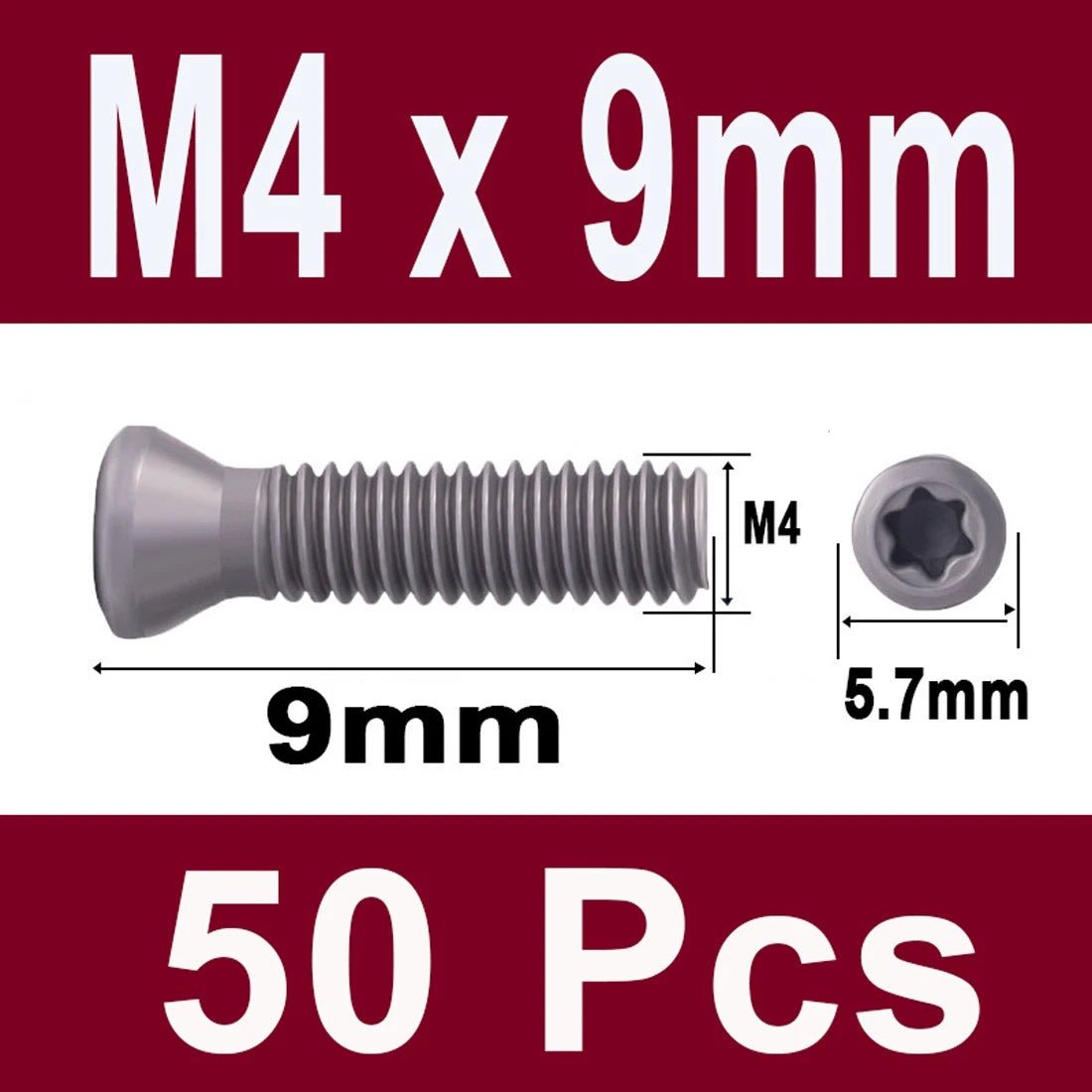 12.9 Grade Torx Flat Head Machine Screws — Carbon Steel, M1.6 to M6 - HomeDIYer