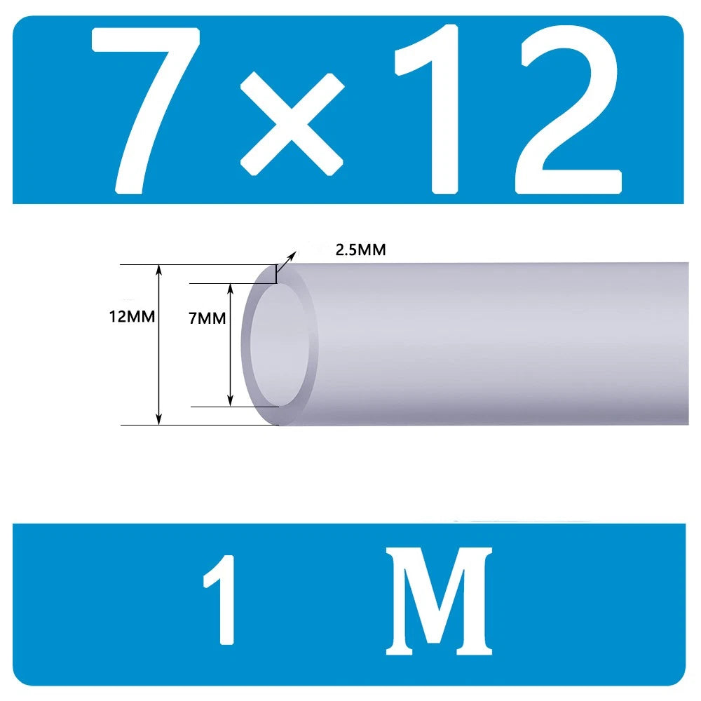 Food Grade Clear Translucent Silicone Tube Heat Resistant Hose Pipe Soft Rubber