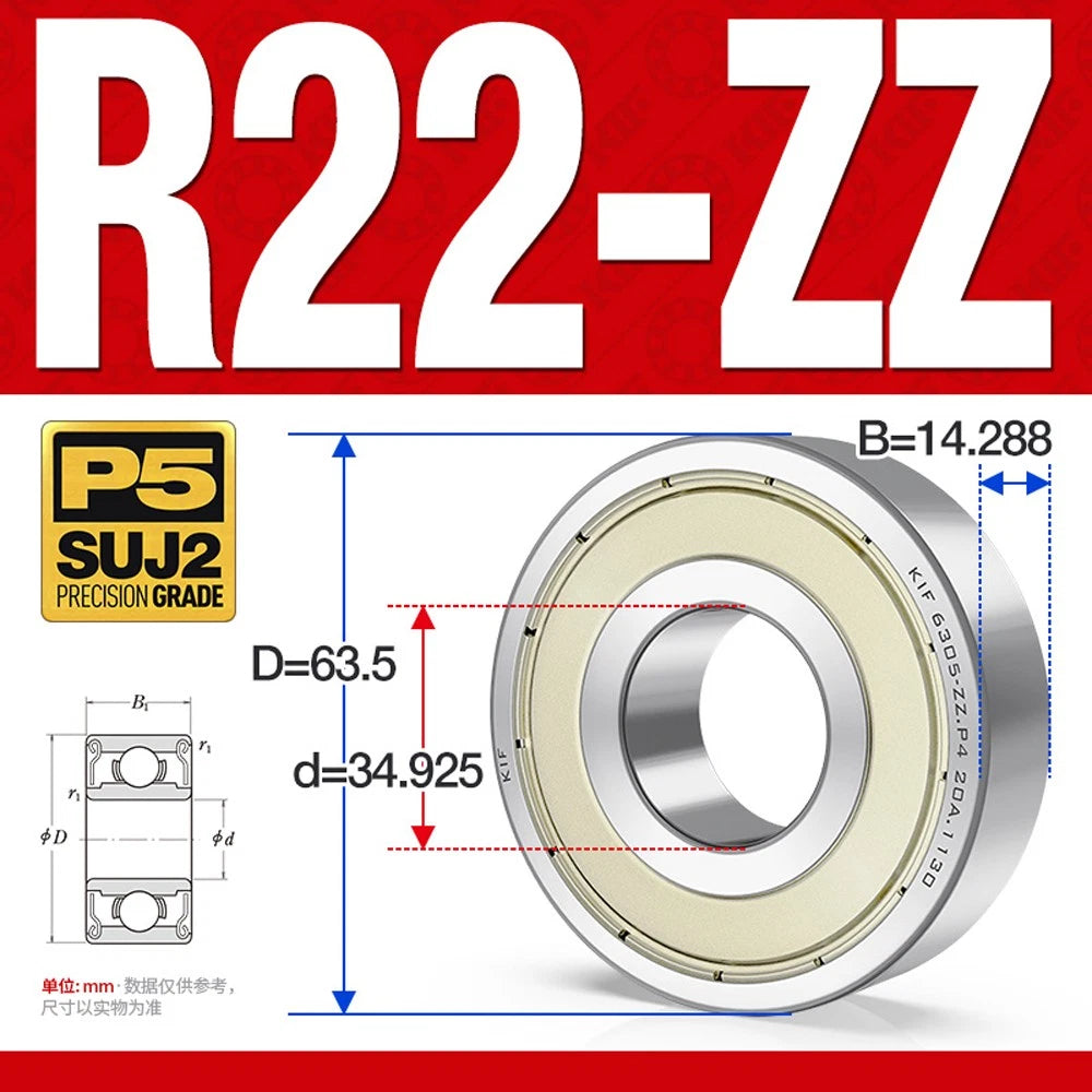 Miniature Deep Groove Ball Bearing Small Bearings R2/3/4/6/8/10/14/16/18/20-R188